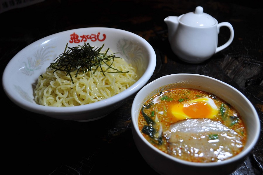 【鬼がらし岩沼店】辛みそつけ麺　小辛　940円（税込）