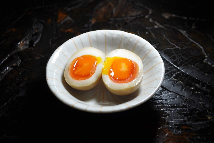 【鬼がらし岩沼店】半熟味玉　120円（税込）