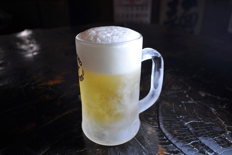 【鬼がらし岩沼店】生ビール　550円（税込）